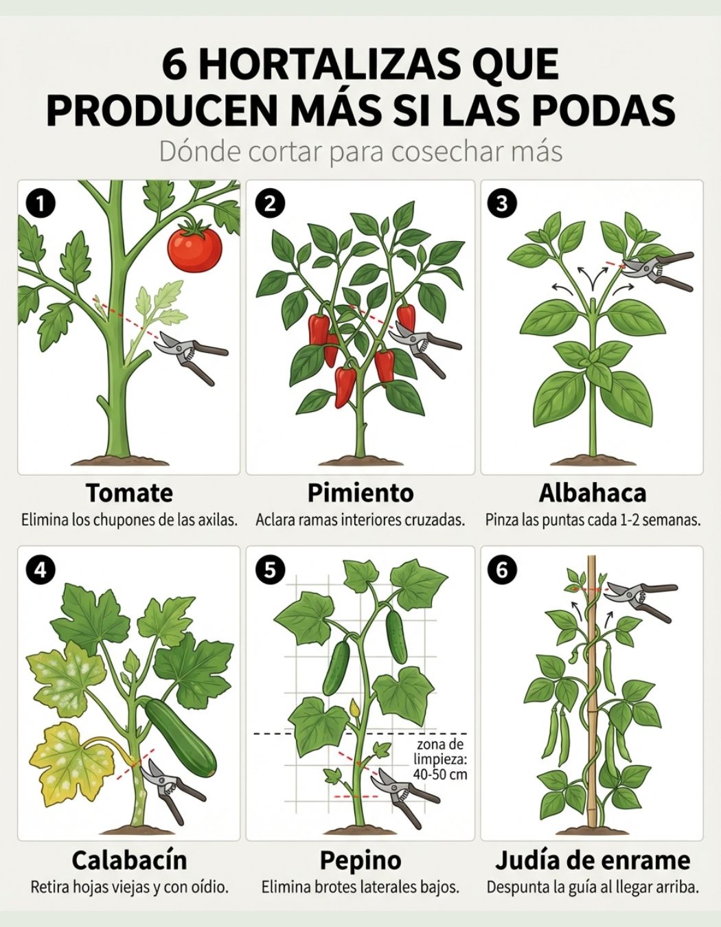 Podar no es solo para árboles.